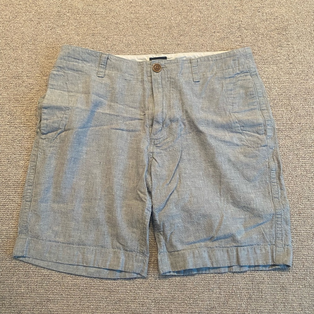 Jcrew linen grey shorts 7” inseam